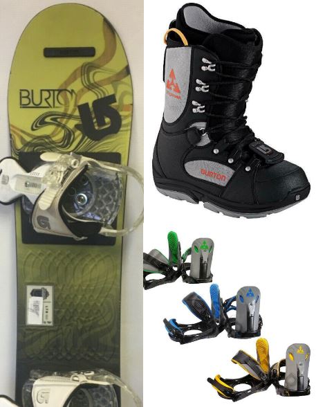Burton LTR Cruzer 100,110,120,130,140CM Snowboard Package Beginner