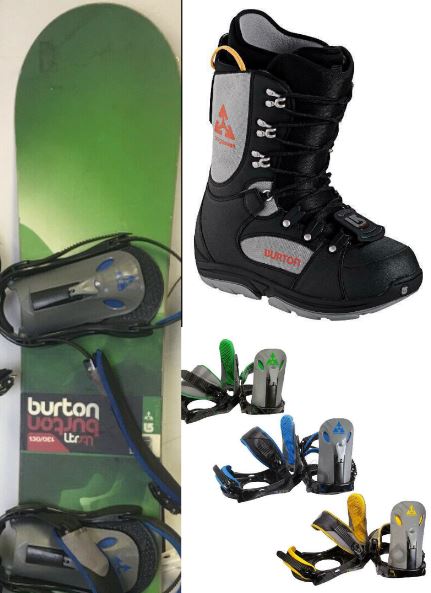 Burton LTR Cruzer 100,110,120,130,140CM Snowboard Package Beginner-Int RideUT Burton LTR Cruzer 100,110,120,130,140CM Snowboard Package Beginner-Int RideUT