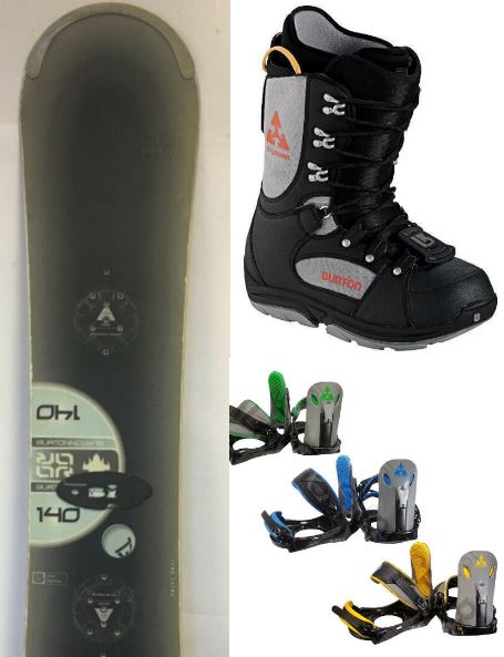 Burton LTR Cruzer 100,110,120,130,140CM Snowboard Package Beginner-Int –  RideUT